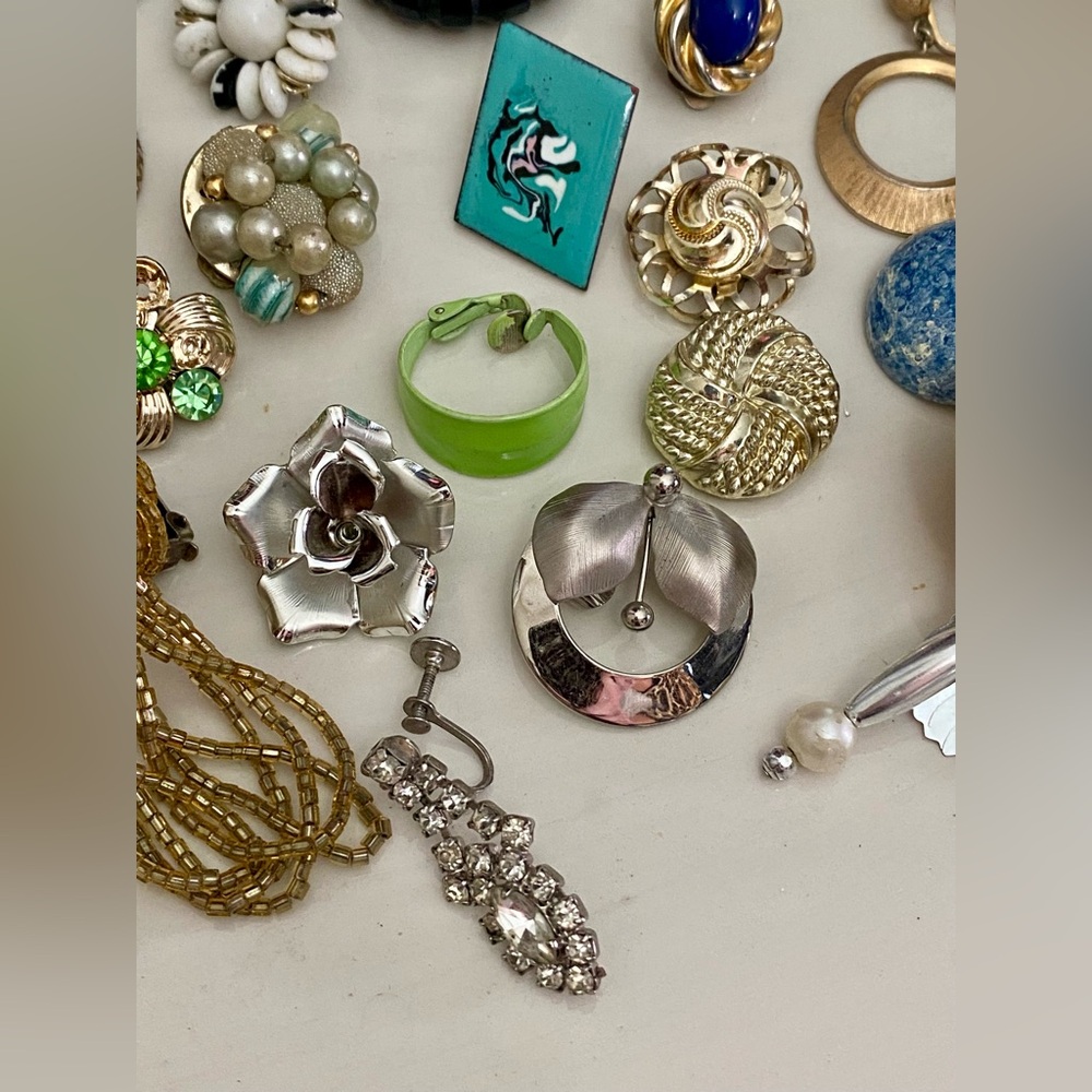 Vintage Single Earrings Lot / Craft Jewelry - Picture 7 of 12